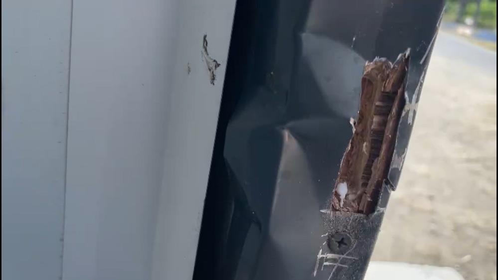 Atakum sahilinde tuvaletler tahrip edildi