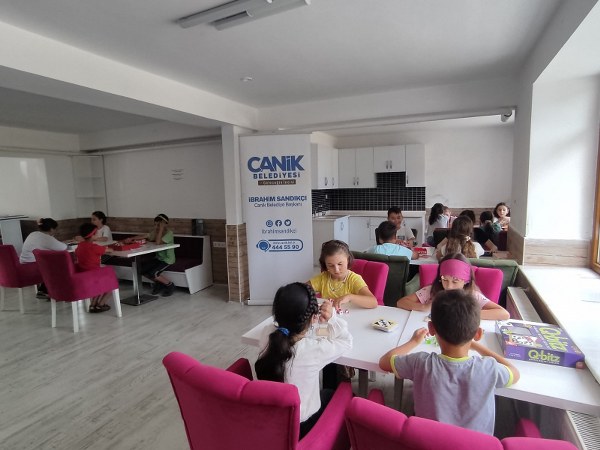 Canik’te çocukların yaz tatilii akıl ve zekâ oyunlarıyla geçiyor