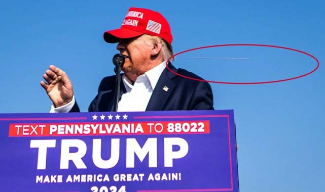 Donald Trump'a sıkılan kurşunun görüntüsü ortaya çıktı