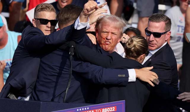 Donald Trump'a sıkılan kurşunun görüntüsü ortaya çıktı