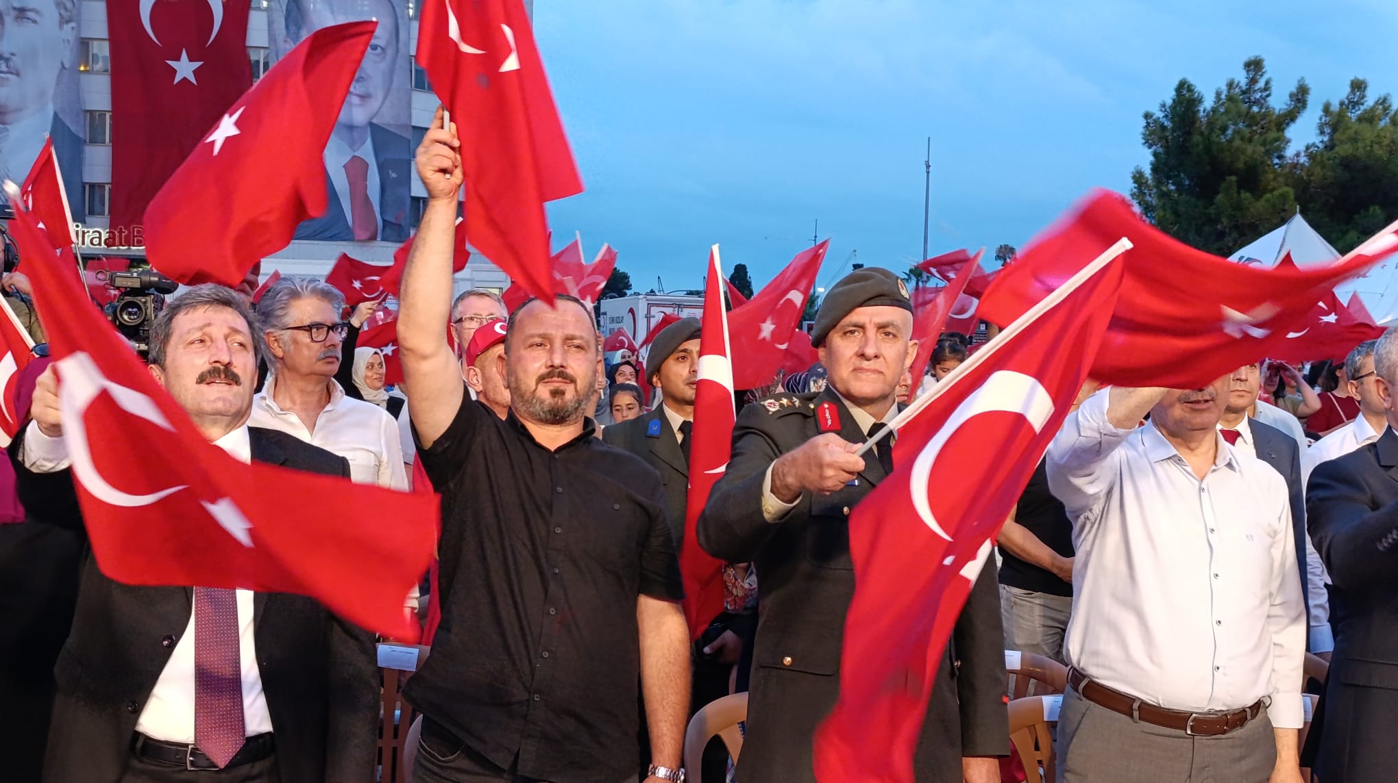 Samsun Cumhuriyet Meydanında 15 Temmuz etkinliği 