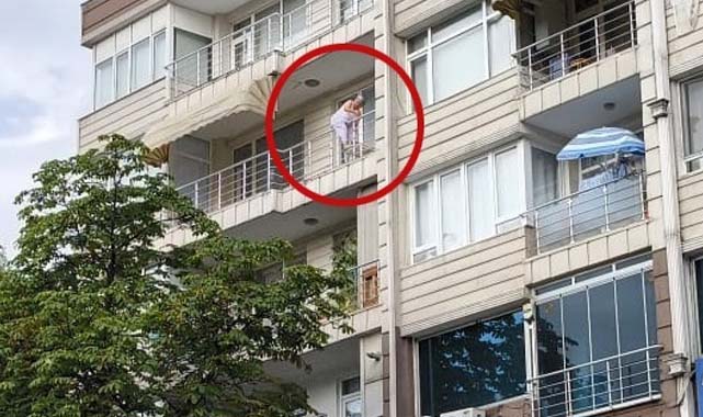 Samsun'da şok intihar girişimi