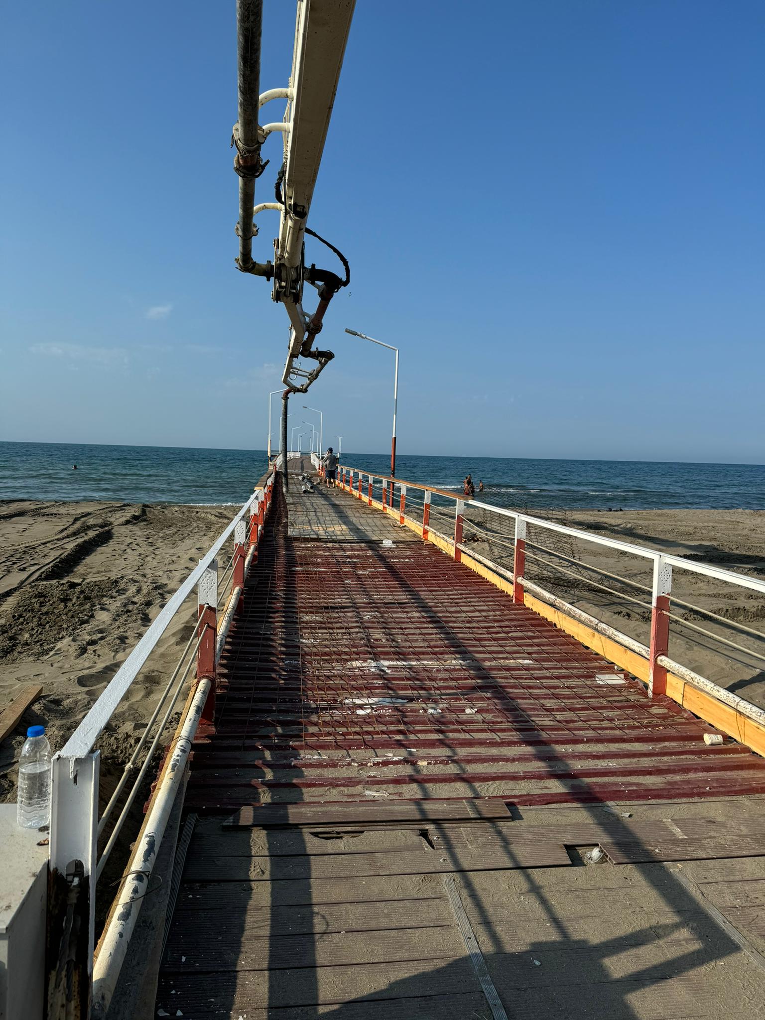 Atakum Halk İskelesi'nde tadilat mesaisi