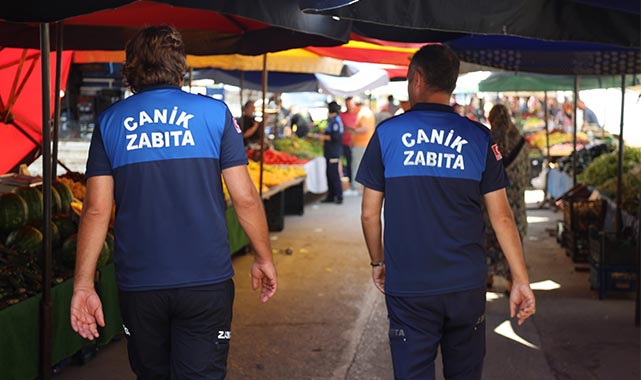 Canik zabıtasından sıkı denetim