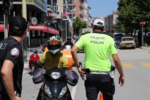 Samsun'da motosiklet denetimleri yüzde 110 arttı