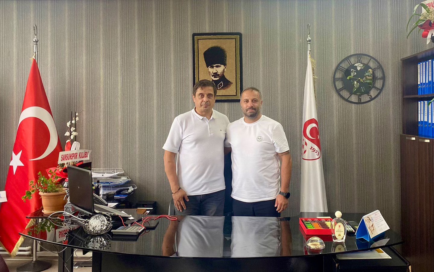 Ercan’dan, Tan ve Bayrak’a ziyaret