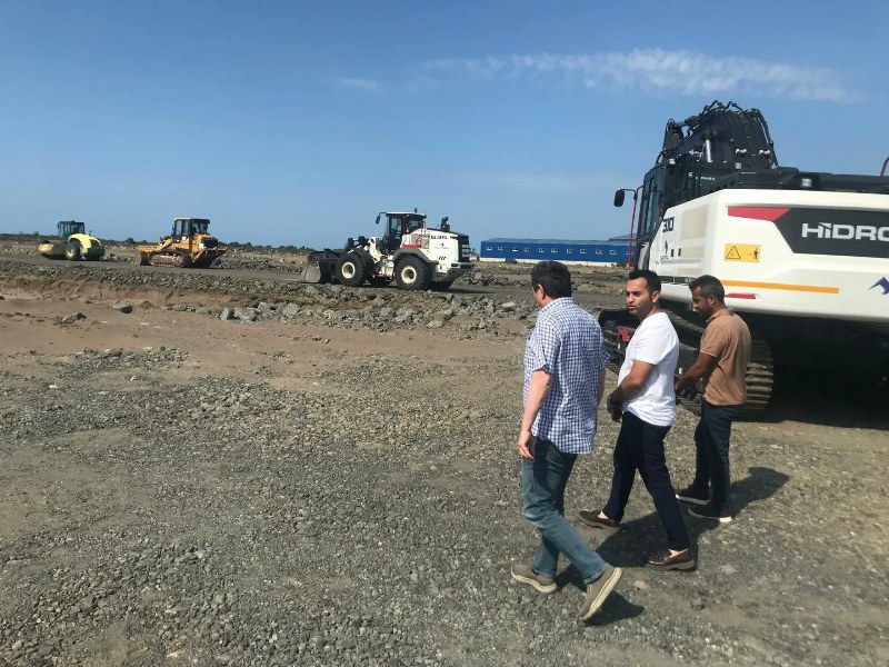 Samsun Valisi Orhan Tavlı'dan Yeni Organize Sanayi Bölgesi'nde inceleme