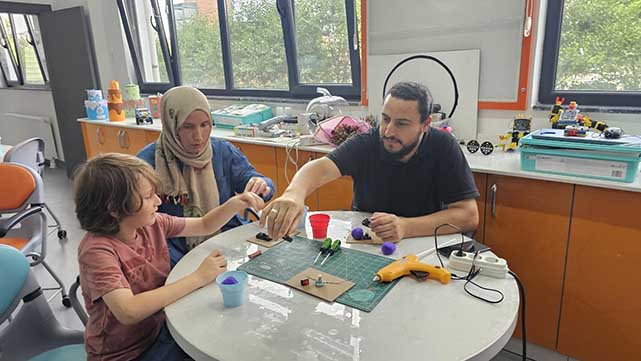 Canik'te veli-çocuk etkinlikleri büyük ilgi görüyor