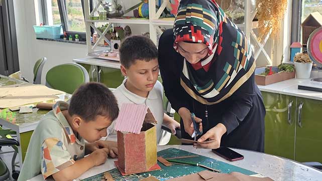 Canik'te veli-çocuk etkinlikleri büyük ilgi görüyor