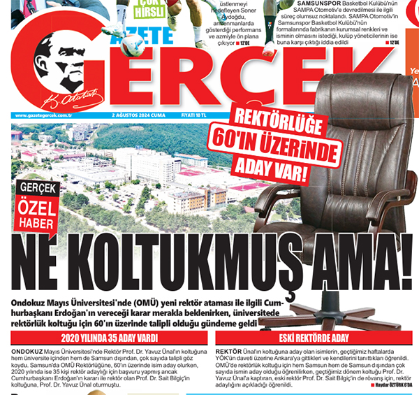 Samsun OMÜ'de 60'ın üzerinde rektör adayı var! Ne koltukmuş ama!