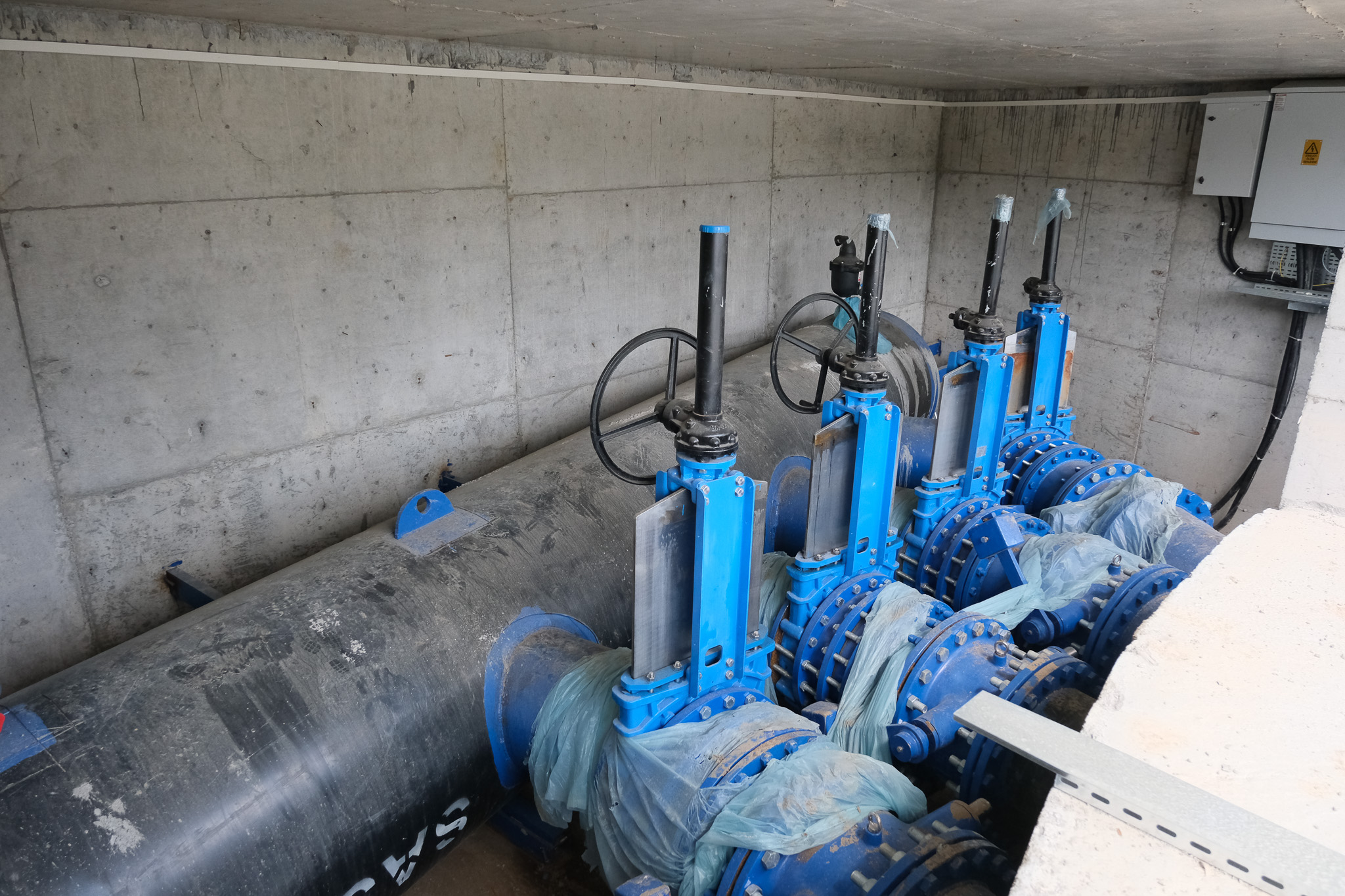 Samsun’un Terme ilçesinde keson kuyusu ve yağmur suyu terfi merkezi saniyede 2 bin litre suyu denize gönderecek