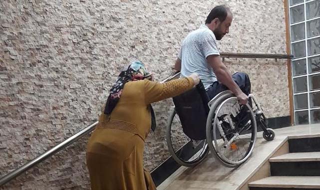 Karadeniz usulü engelli rampası!