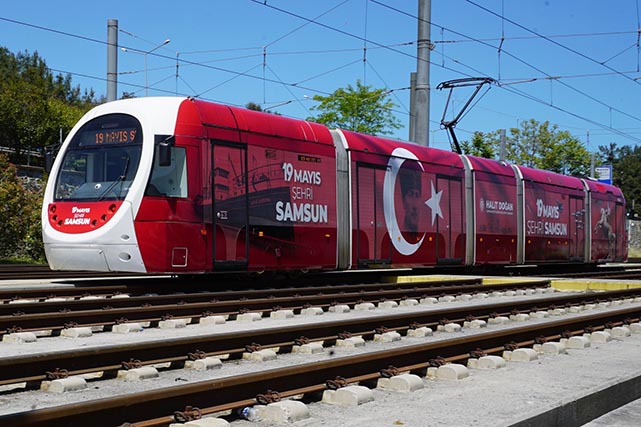 Samsun’da tramvaylar 13,5 milyon yolcu taşıdı