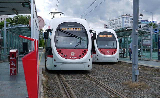Samsun’da tramvaylar 13,5 milyon yolcu taşıdı