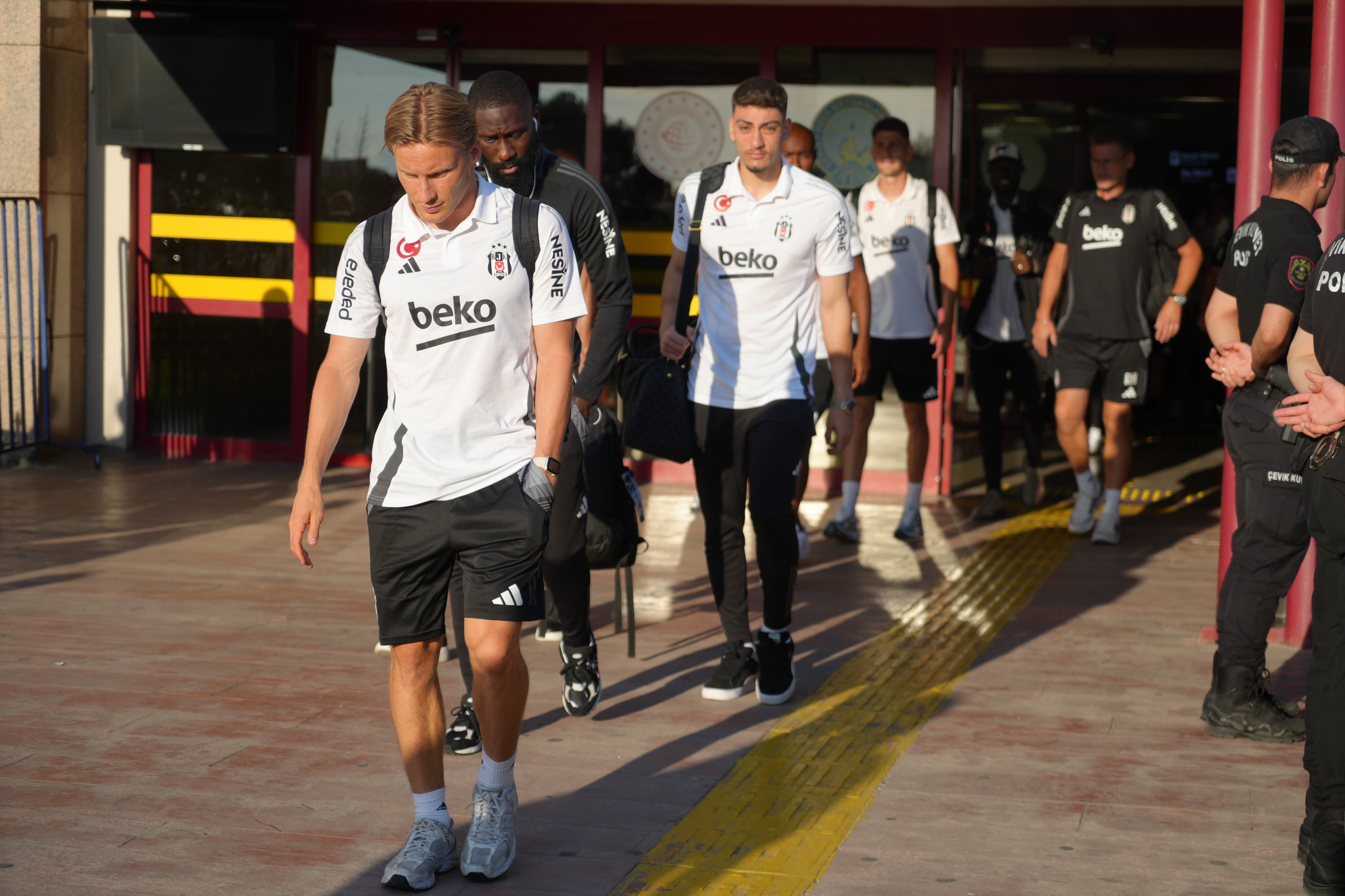 Beşiktaş zorlu maç için Samsun'da 