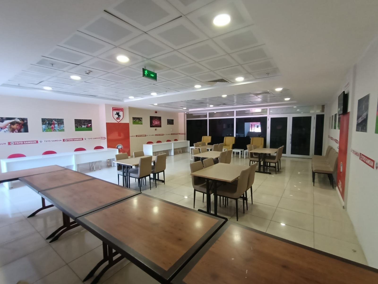 TSYD Samsun Şubesi, basın mensupları için stadyumda yenilikler yaptı