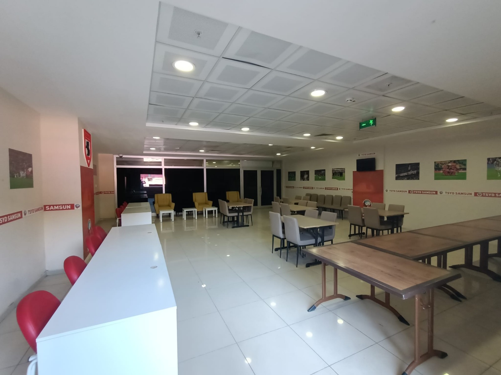 TSYD Samsun Şubesi, basın mensupları için stadyumda yenilikler yaptı