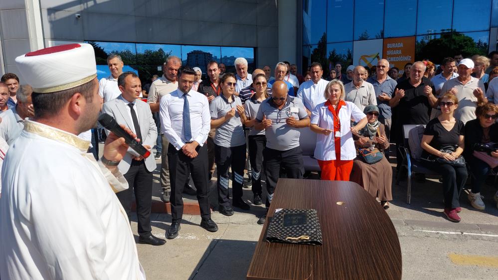 Samsun'da intihar eden doktor Ayhan Haspulat için tören