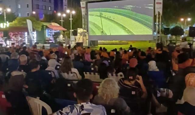 Bulvar AVM'de açık hava sinema günleri yoğun ilgi 