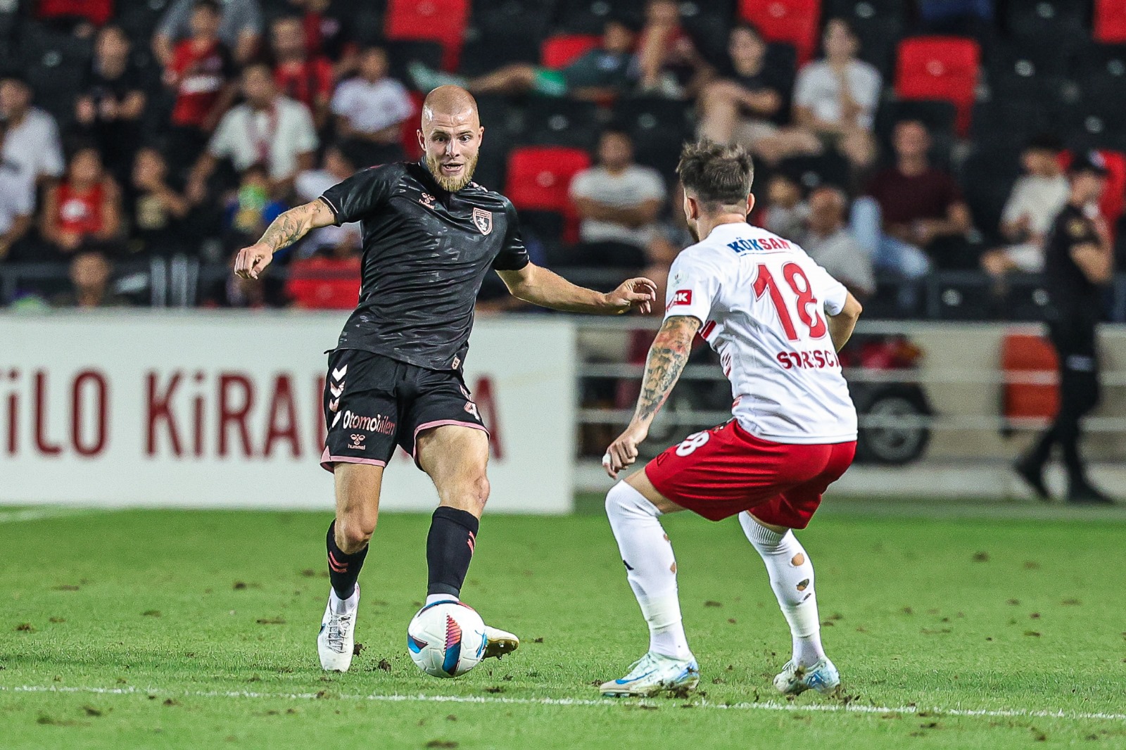 Samsunspor Gaziantep FK karşısında ilk yarıyı 1-0 önde kapattı