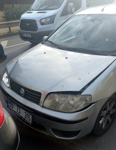 Samsun'da zincirleme trafik kazası 5 araç birbirine girdi