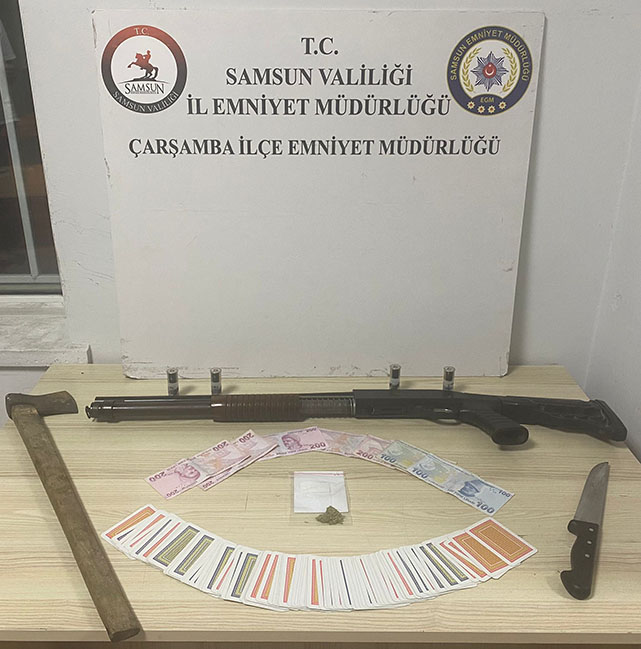 Samsun Çarşamba'da kumarbazlara geçit yok