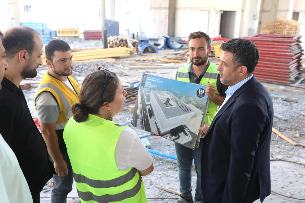 Samsun Şehir Kütüphanesi yükseliyor!