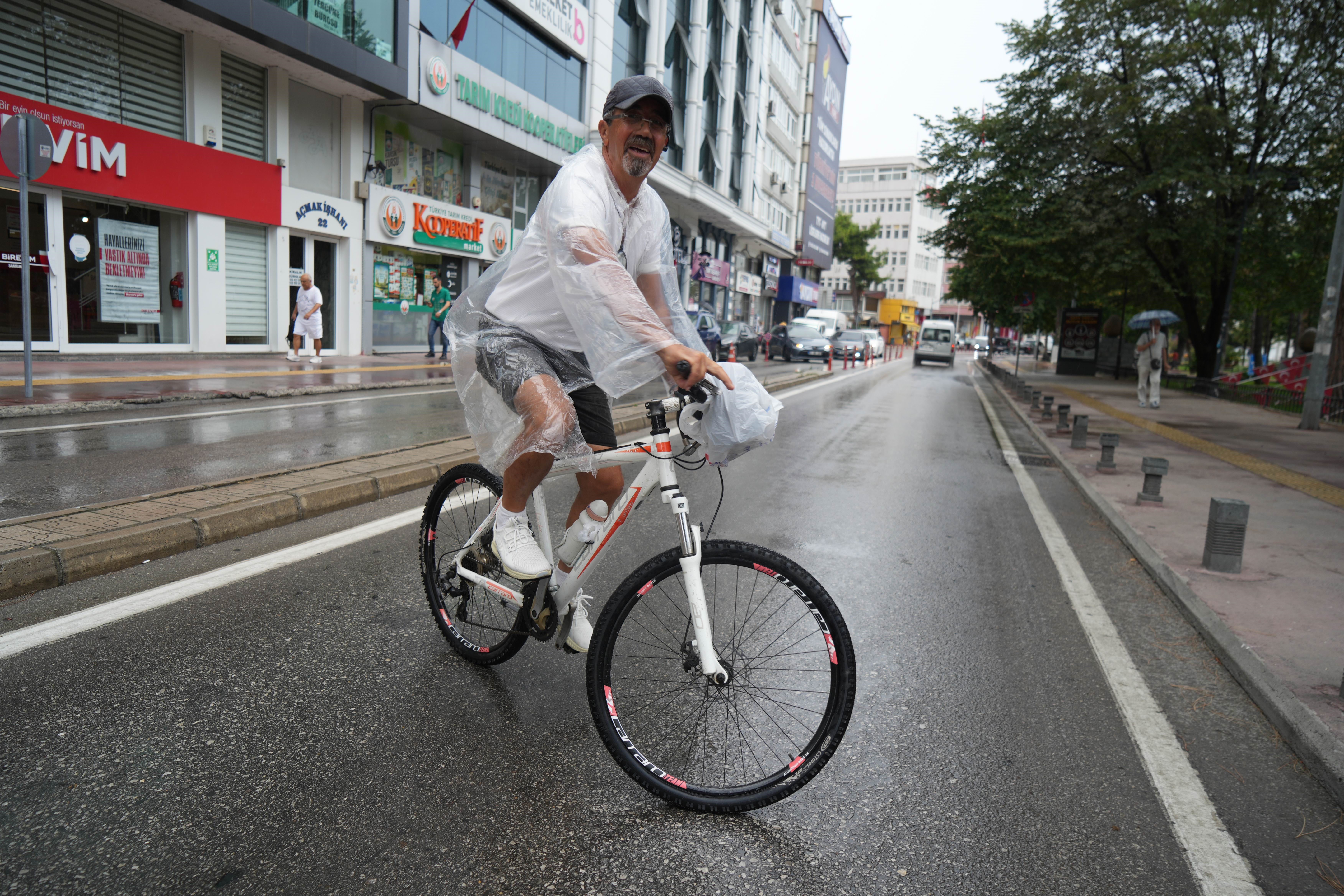 Samsun'a beklenen yağışlar düştü