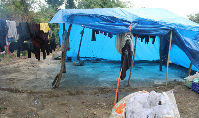 Samsun'da mevsimlik tarım işçilerini de sağanak vurdu