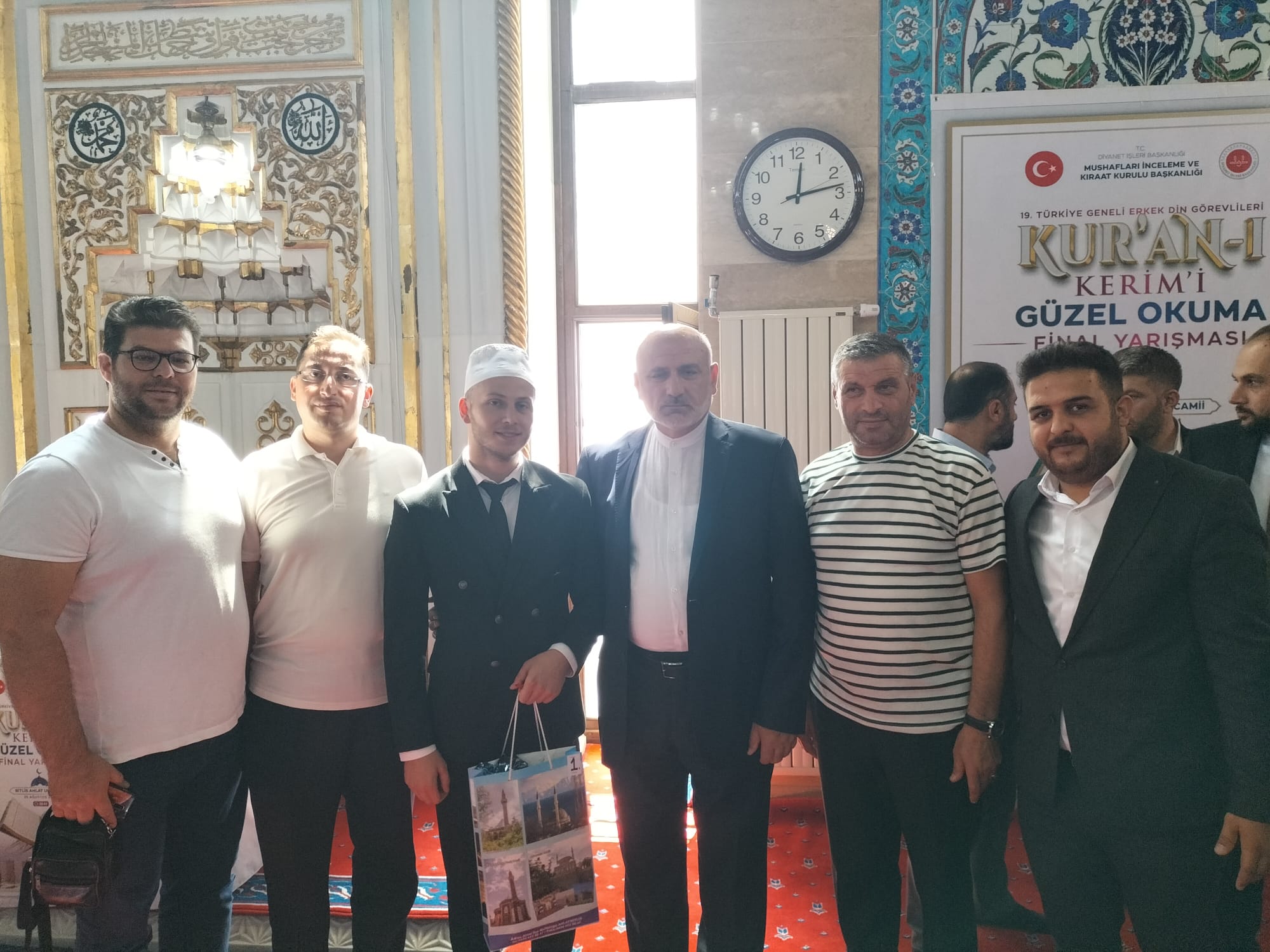 Samsunlu Bülent Bahar Kur'an-ı Kerim'i Güzel Okuma yarışmasında birinci oldu