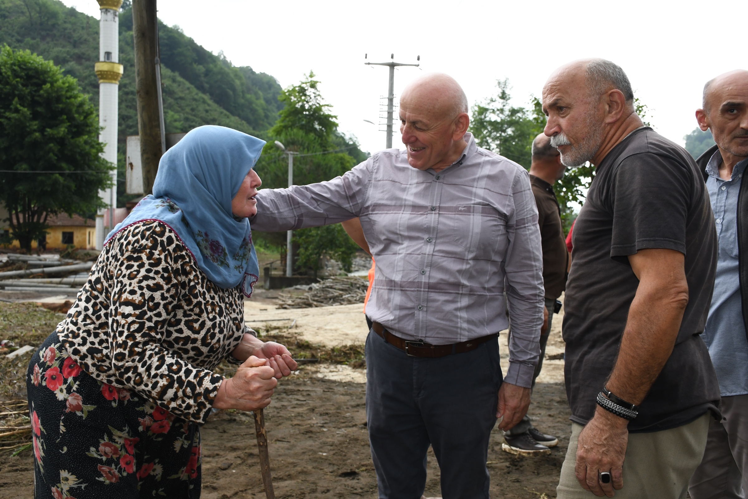 Samsun'un Terme ilçesinde sel tehlikesi atlatıldı