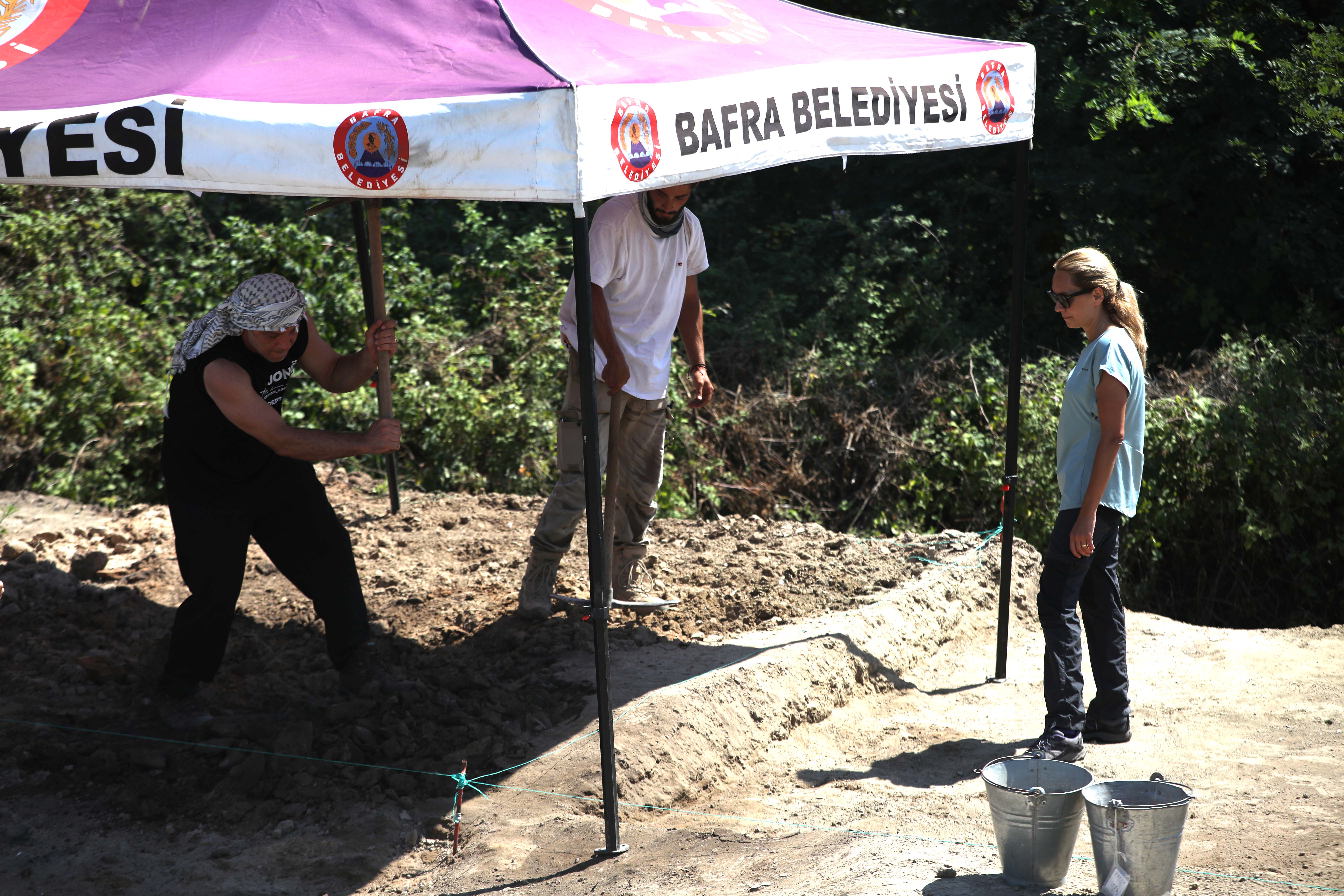 İkiztepe Höyüğü’ndeki kazı çalışmaları yeniden başladı