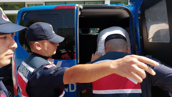 Samsun'da eşini darp eden koca tutuklandı