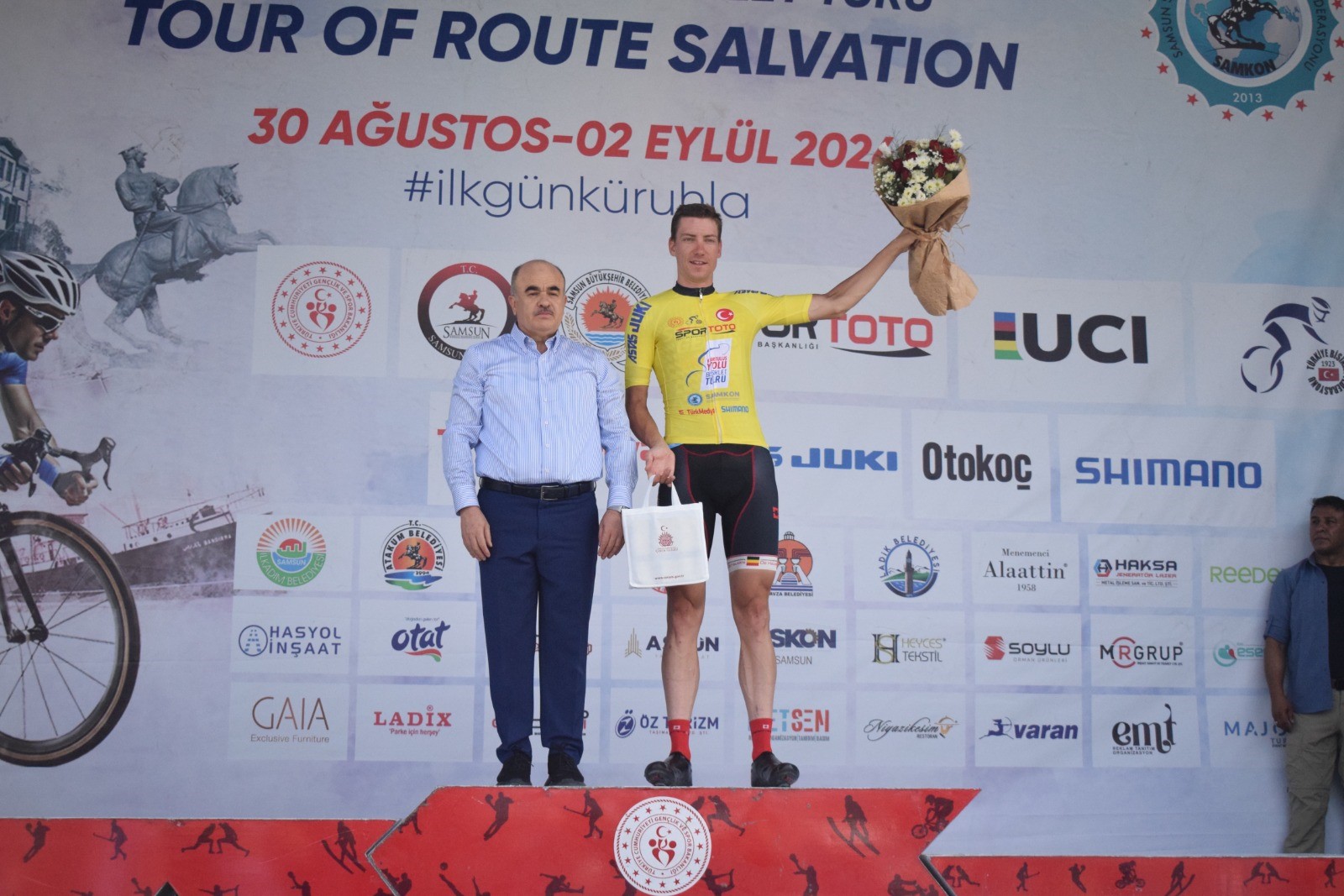 Uluslararası Kurtuluş Yolu Bisiklet Turu'nun Amasya Çorum etabı tamamlandı