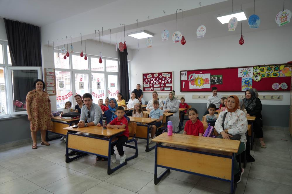 Samsun'da birinci sınıflar ders başı yaptı