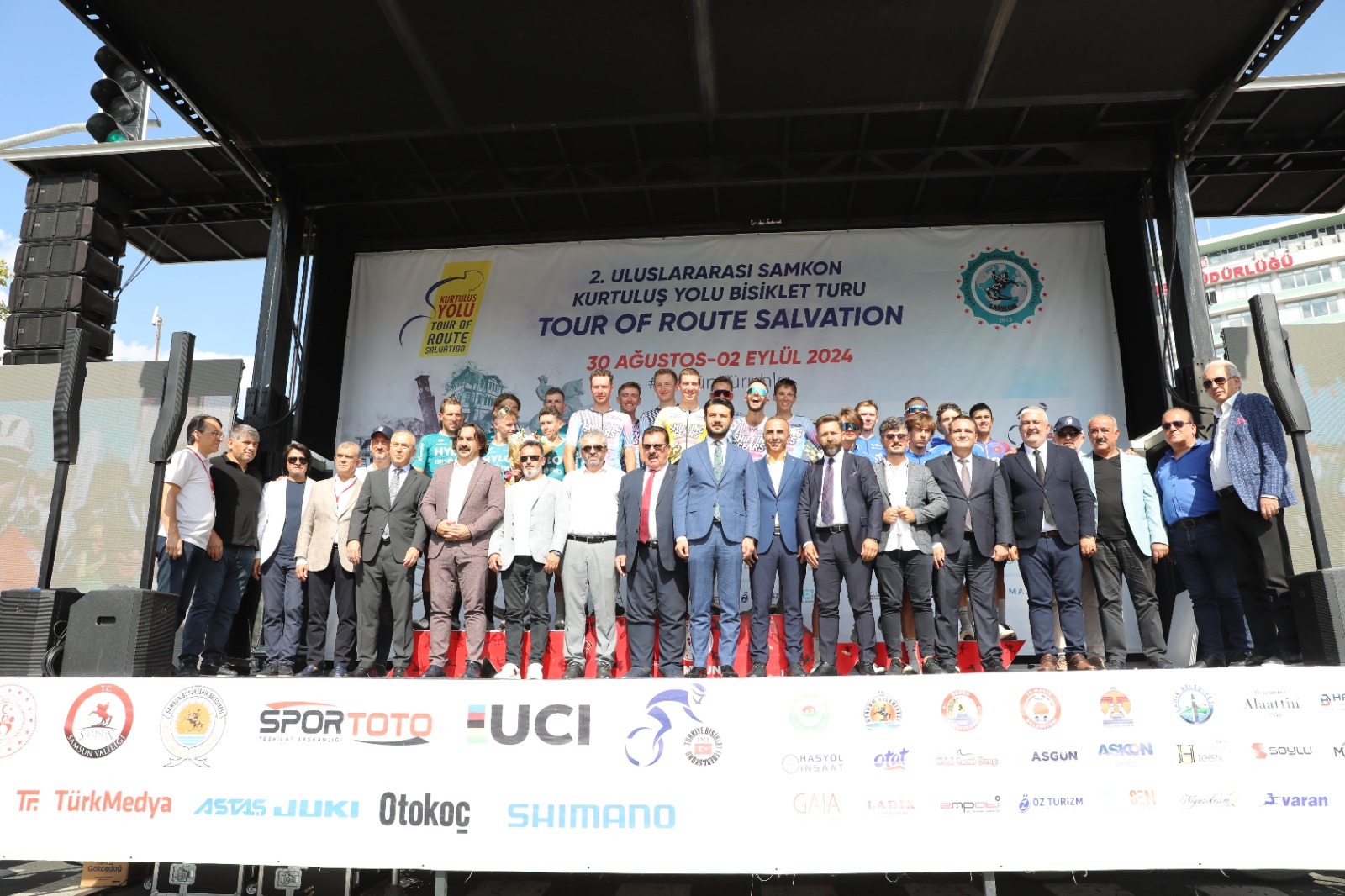 Samsun'da başlayan bisiklet turu sona erdi