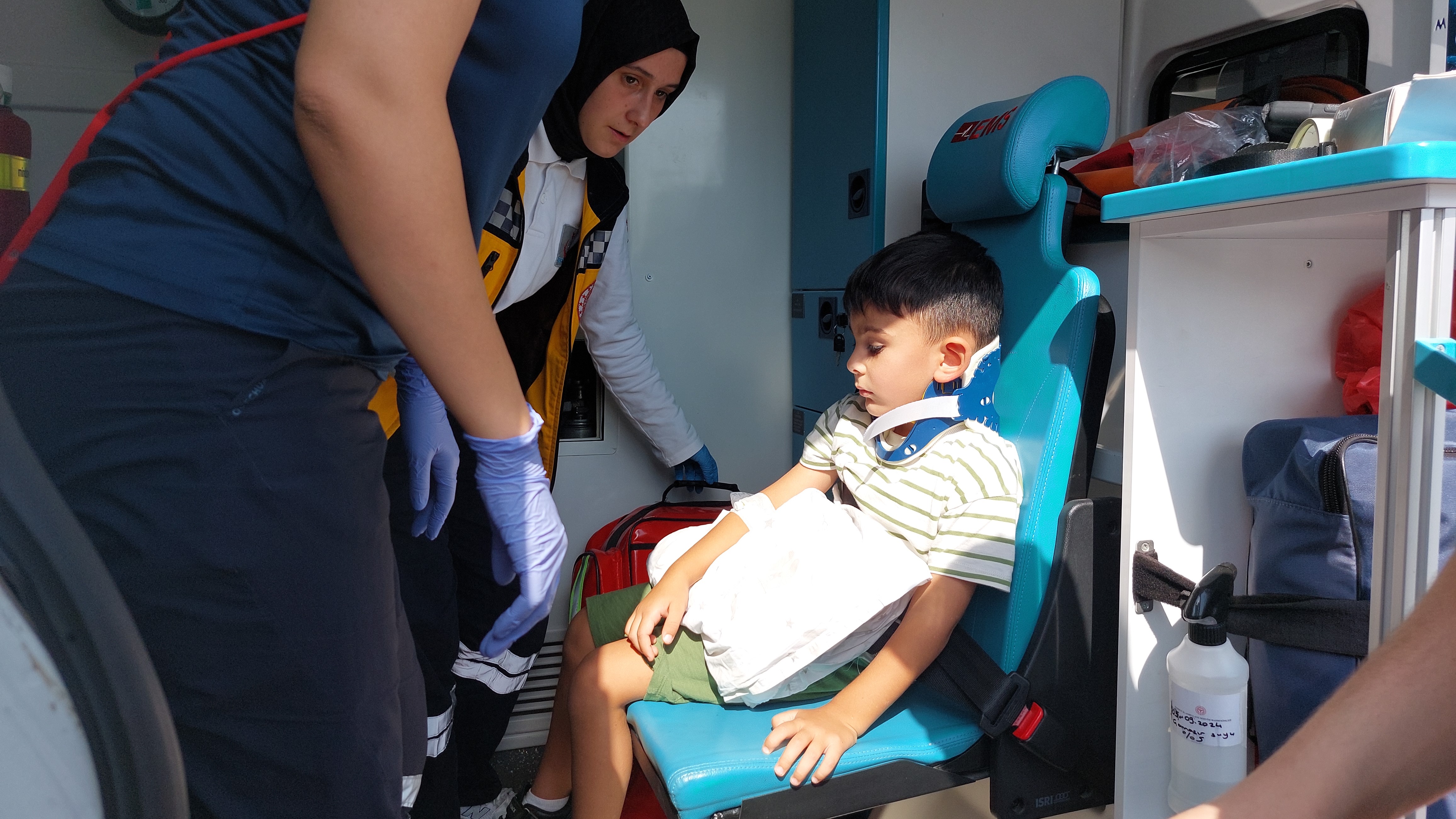 Samsun'da sağlık çalışanların araçları çarpıştı! 7 yaralı