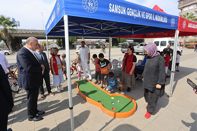 Canik Belediyesi’nden farkındalık oluşturan şenlik