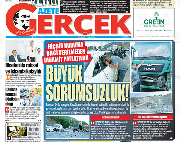 Samsun'da faciadan dönülen olayda büyük sorumsuzluk!