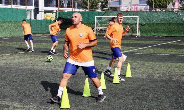 Atakum Belediyespor'dan ilk idman