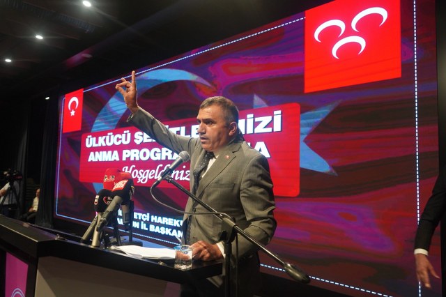 Samsun'da MHP ülkücü şehitleri anma gecesi düzenledi