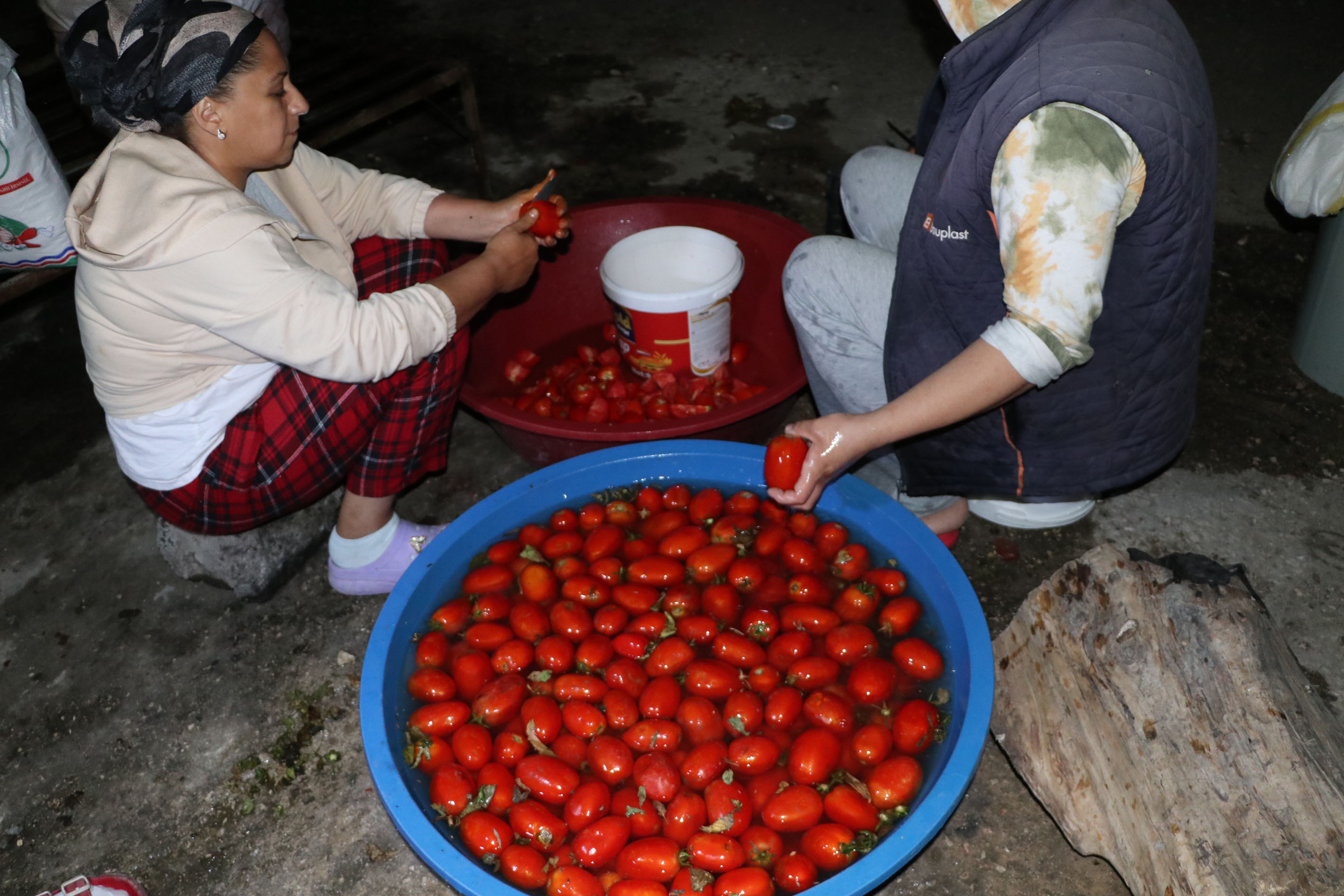 Samsunlu kadınlar kışa hazırlanıyor