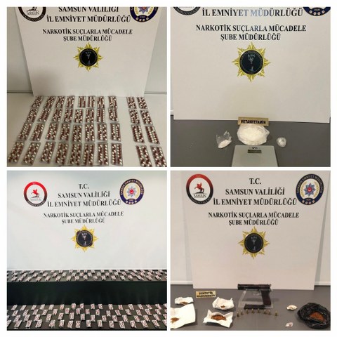 Samsun'da uyuşturucu operasyonu: 33 gözaltı