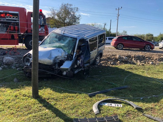 Çarşamba’da feci kaza: 1 ölü