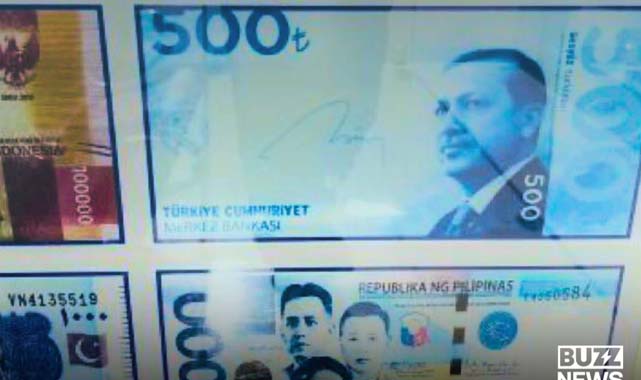 500 TL banknotların üzerine Erdoğan'ın resmini bastılar