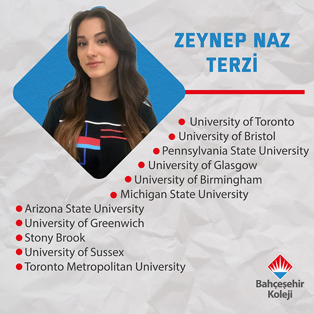 Bahçeşehir Kolejinden yine üstün başarılar