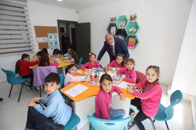 Canik'te öğrenciler için özel ders çalışma alanları oluşturuldu