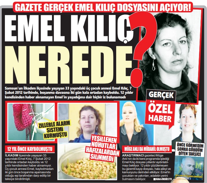 12 yıldır çözülemeyen Emel Kılıç gizemi! Ya faili ya Emel'i bulun artık