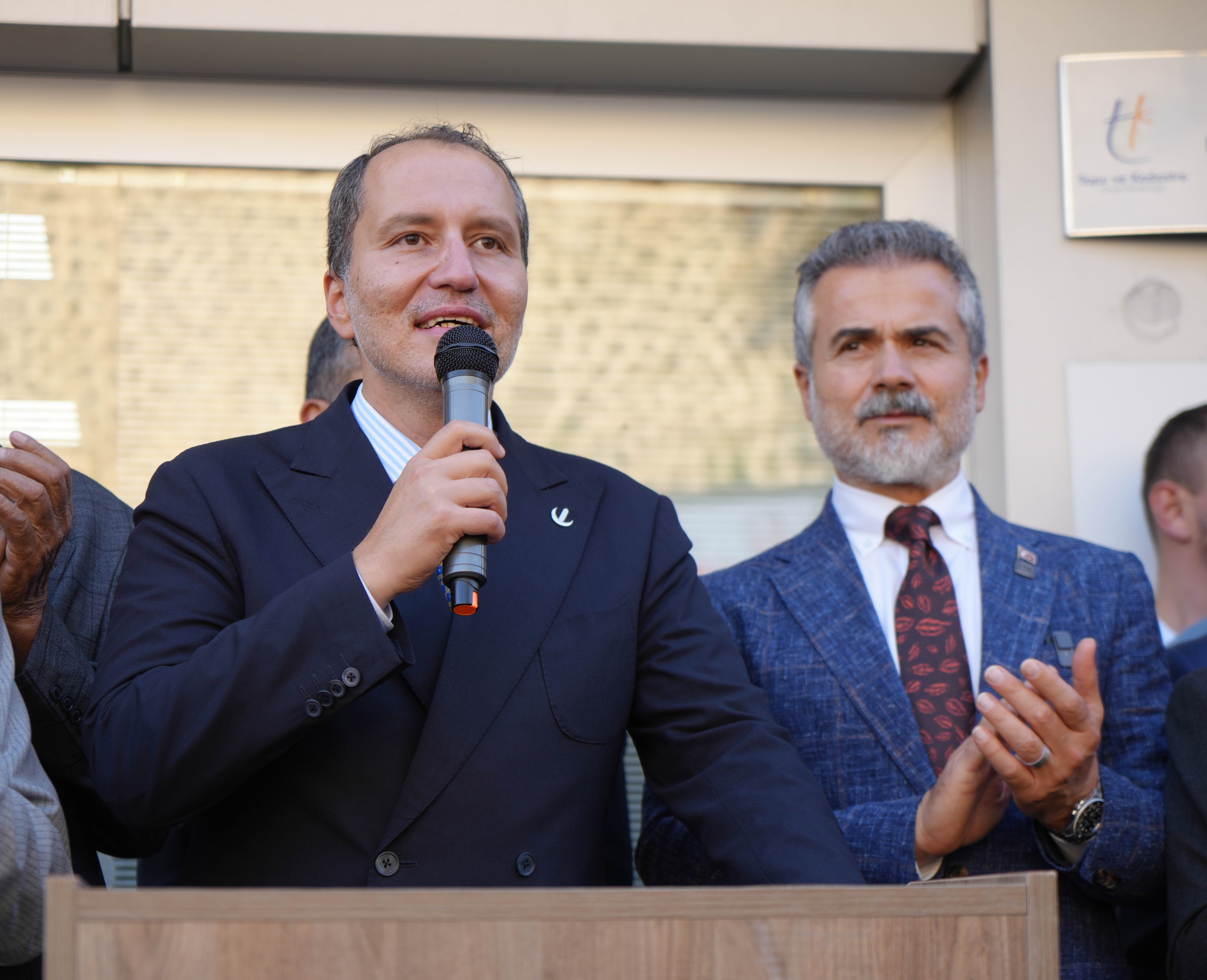 YRP Genel Başkanı Erbakan: Samsunlulara teşekkür borçluyuz