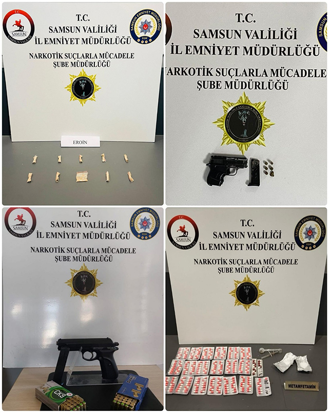 Samsun'da eroin ele geçirildi